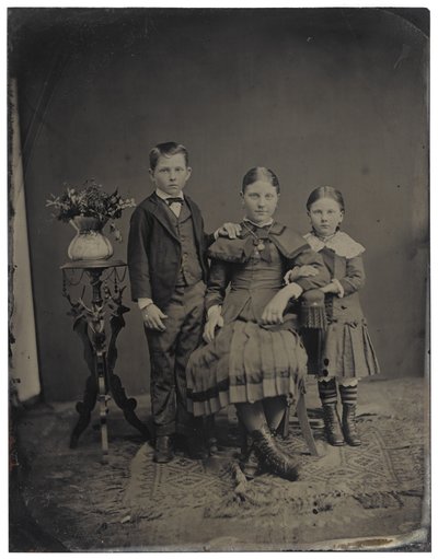 Three Children by American Photographer
